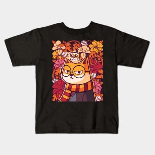 CatSoki AutumnCat Kids T-Shirt